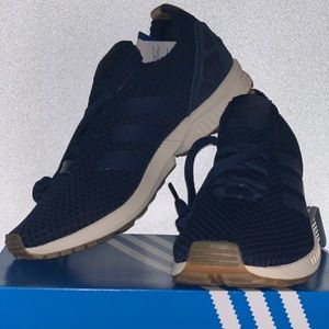 New Men’s Adidas ZX Flux Navy Running Shoes
